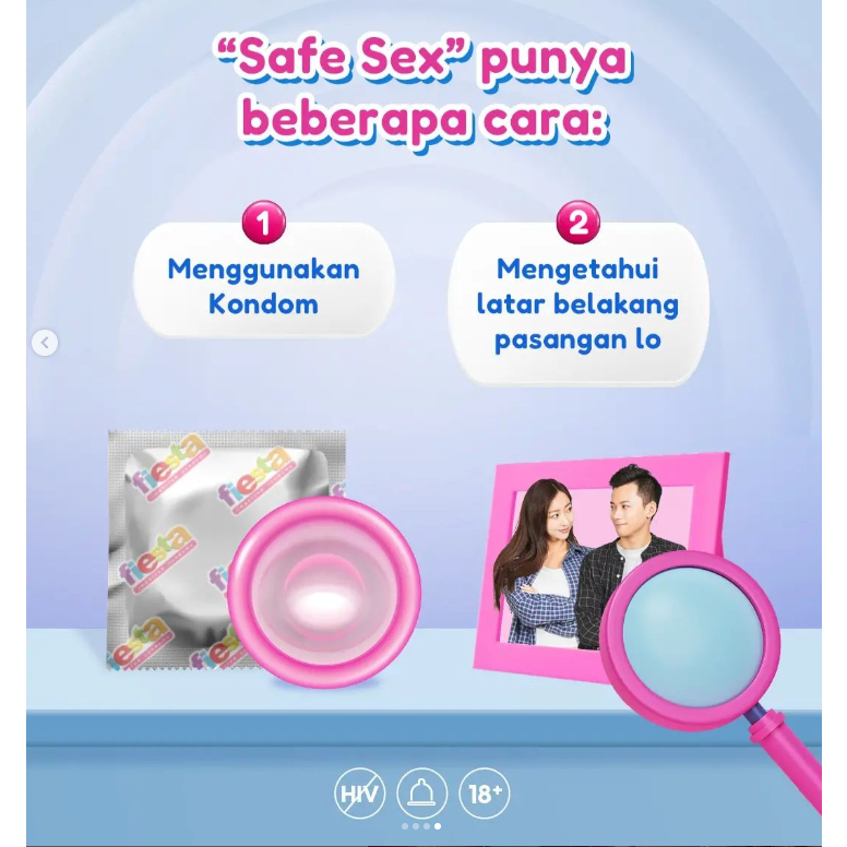 [BPOM] Kondom Fiesta Ultra Safe Isi 3 Pcs / Kondom Viesta Isi 3 Pcs / MY MOM
