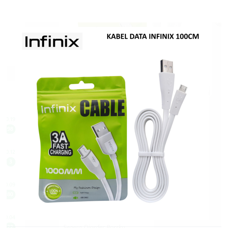 Kabel Data Infinix Fast Charging 1M 3A Support Sync Data