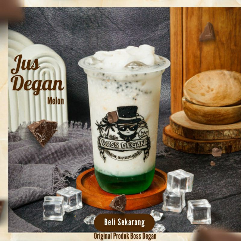 

JUS DEGAN KELAPA MUDA MELON BOSS DEGAN