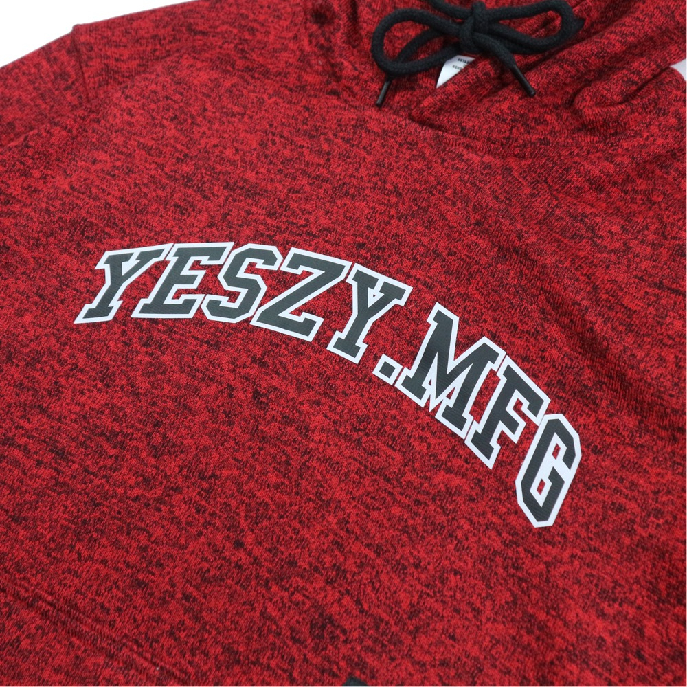 YESZY.MFG Almighty F BW Red Twotone Hoodie