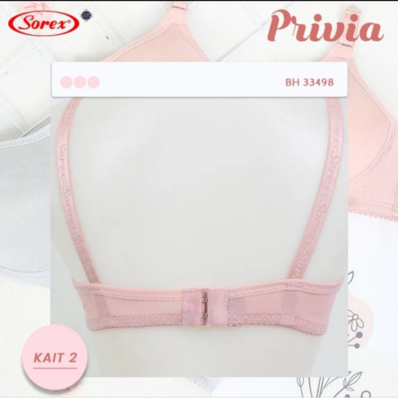 Bh Bra Sorex 33498 busa tanpa kawat