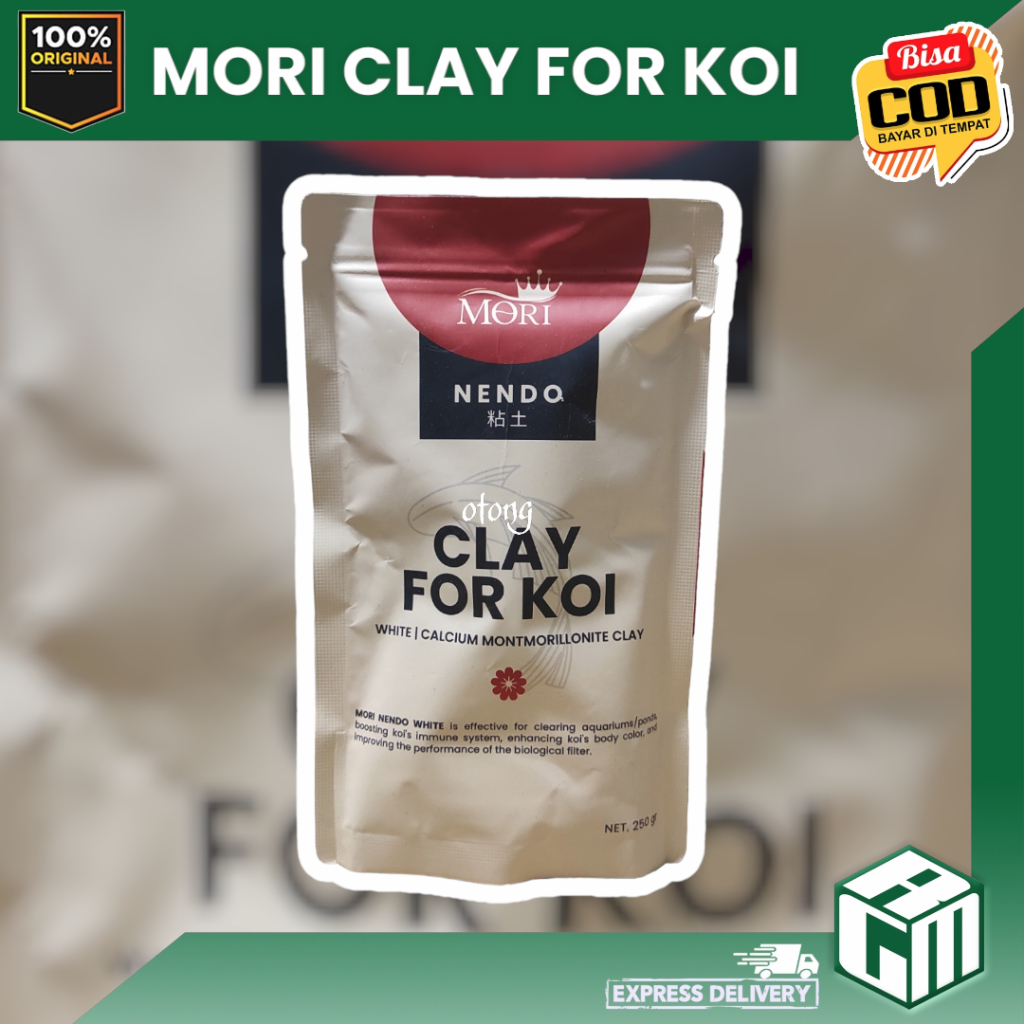 MORI NENDO CLAY FOR KOI 250GR Penjernih Air dan Mineral Kolam