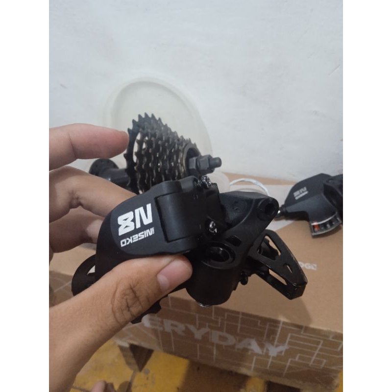 Mini Groupset Niseko N8 8 Speed RD Shifter