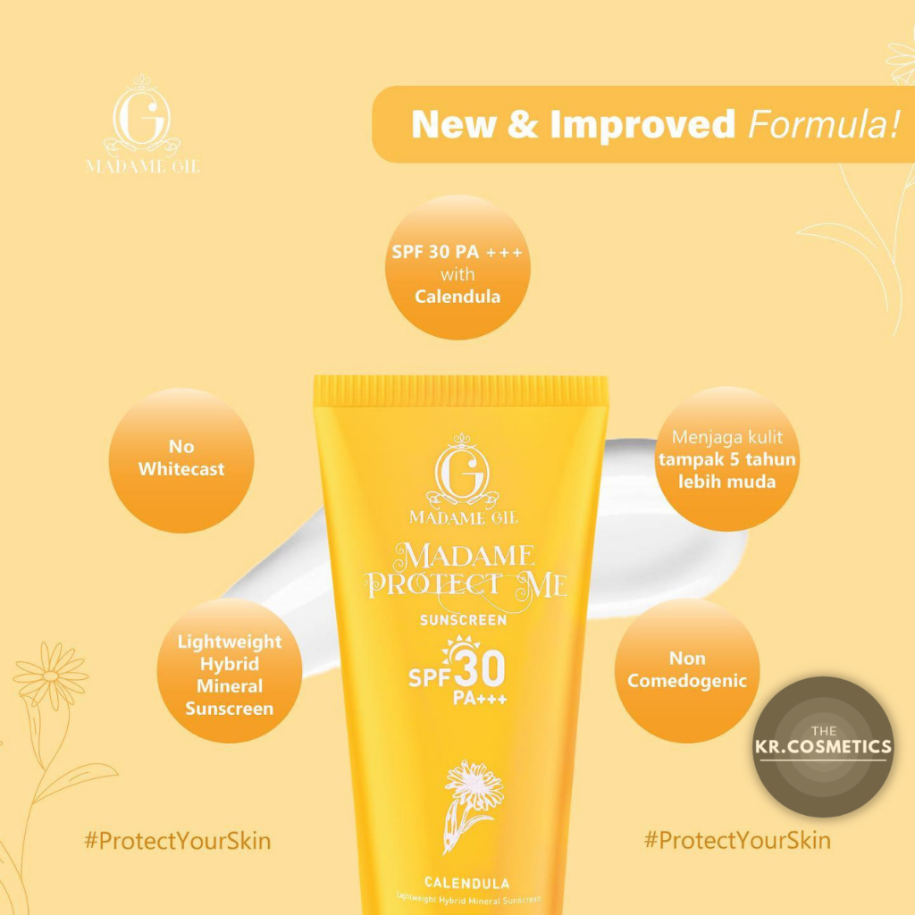 Madame Gie Protect Me Sunscreen SPF 30 PA +++ 60ml