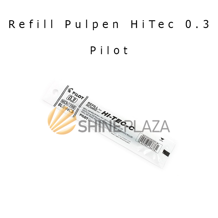 

Refill Pulpen Pilot Hi-Tec-C 0.3mm - Isi Bolpen Pena Gel HiTec HiTech 0,3 mm