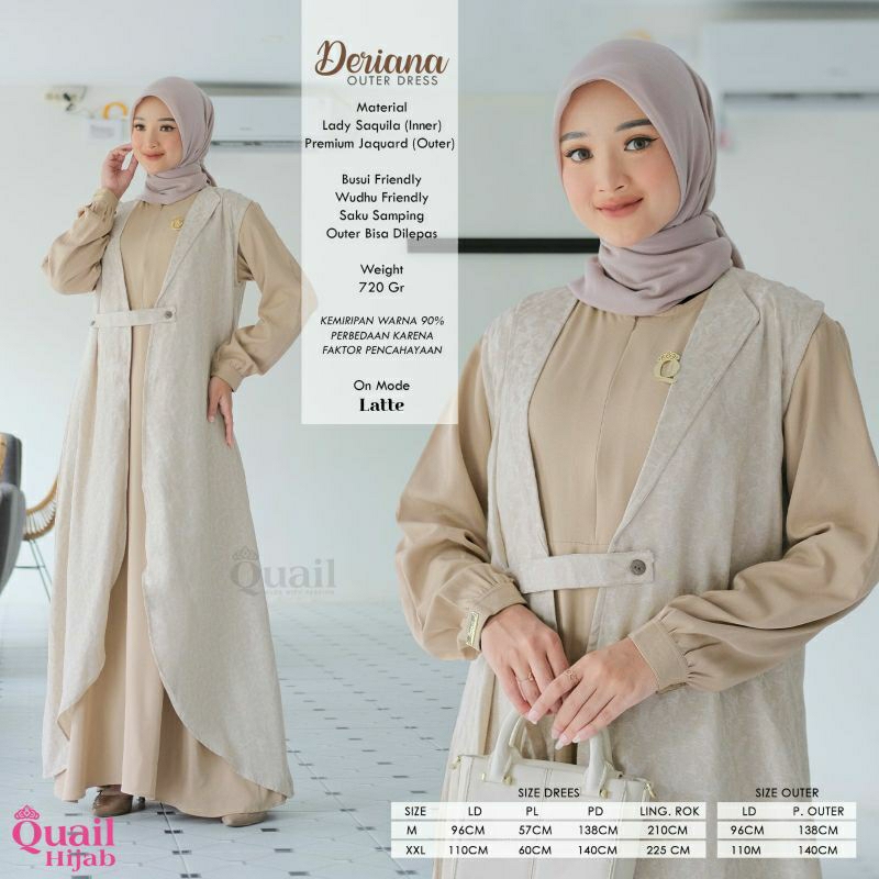 DERIANA OUTER DRESS_by Quail Hijab