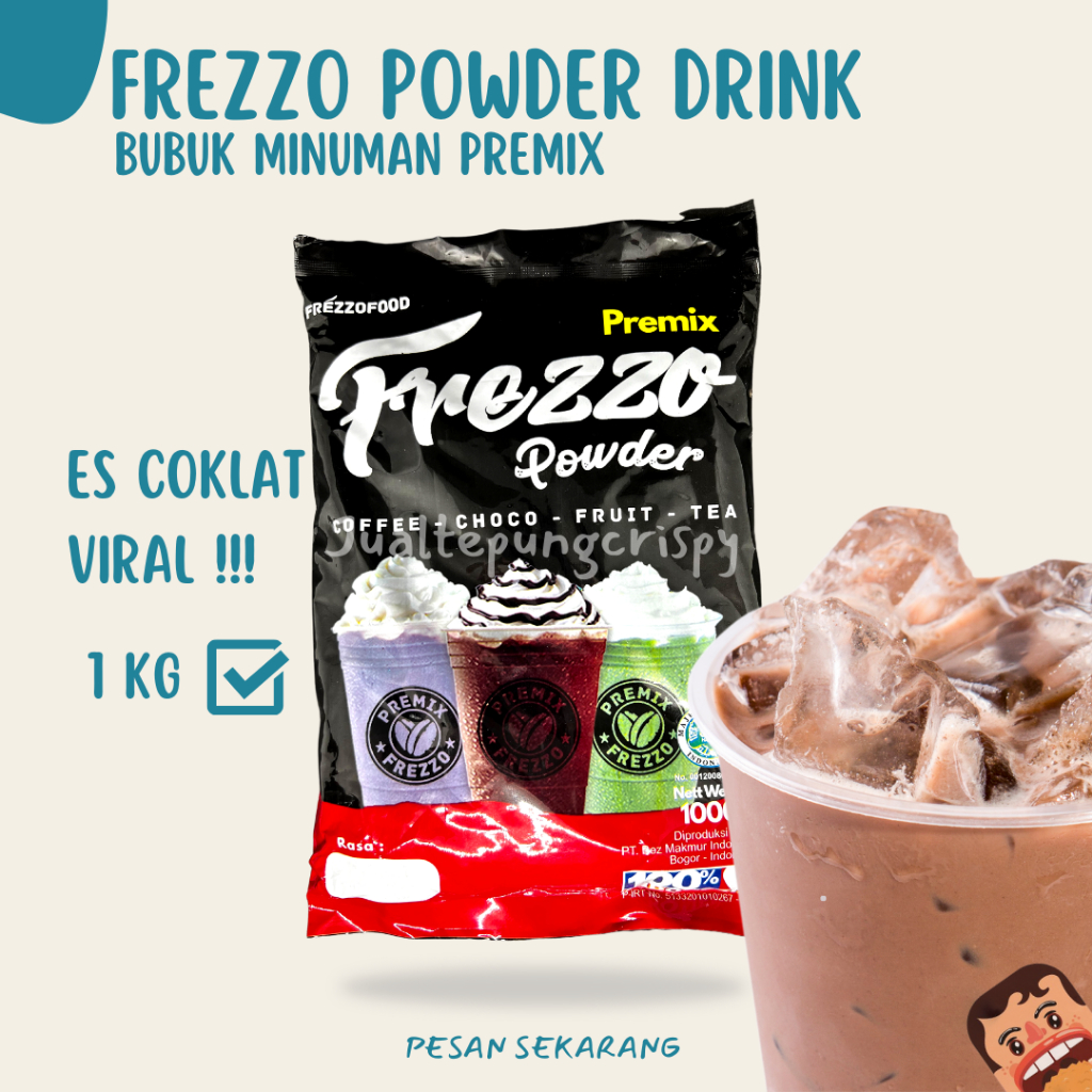 ES COKLAT VIRAL Bubuk MInuman / Frezzo Powder Rasa Es Coklat Viral 1 Kg