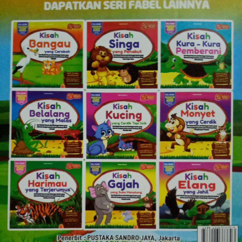 Buku Cerita Anak Seri Fabel Dongeng Kisah Keledai Rendah Hati