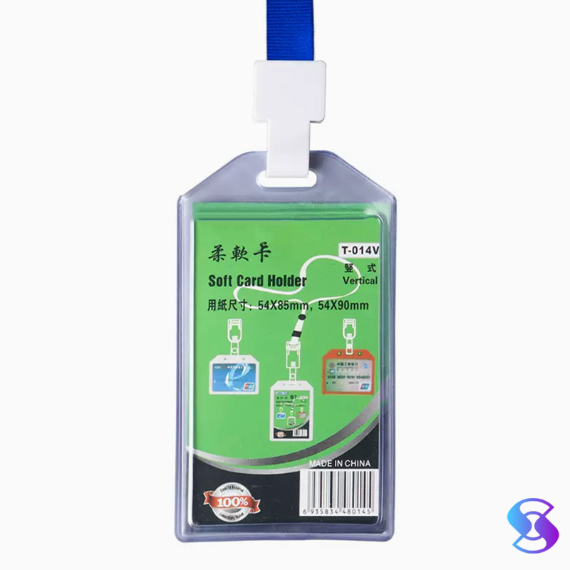 

Frame Casing Tempat ID Card Holder ELASTIS warna Potrait 1 SLOT KARTU-Suning Mall