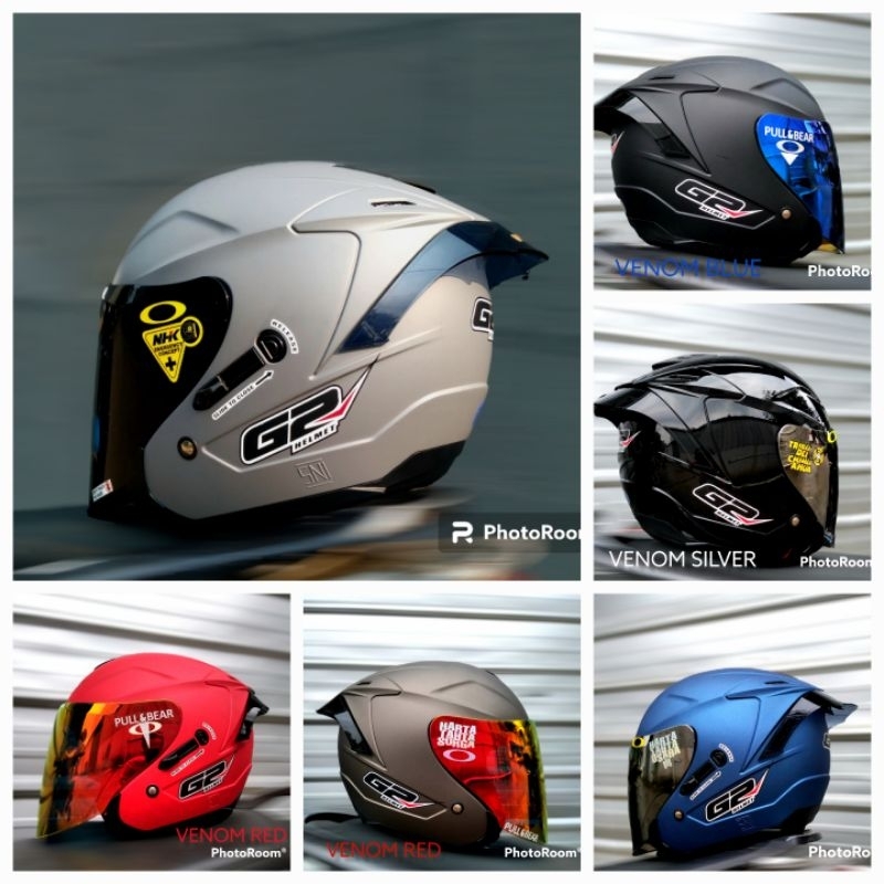 HELM semi DINAMIC G2 OPTIMAX DOBLE VISOR PAKETGANTENG VENOM VISOR