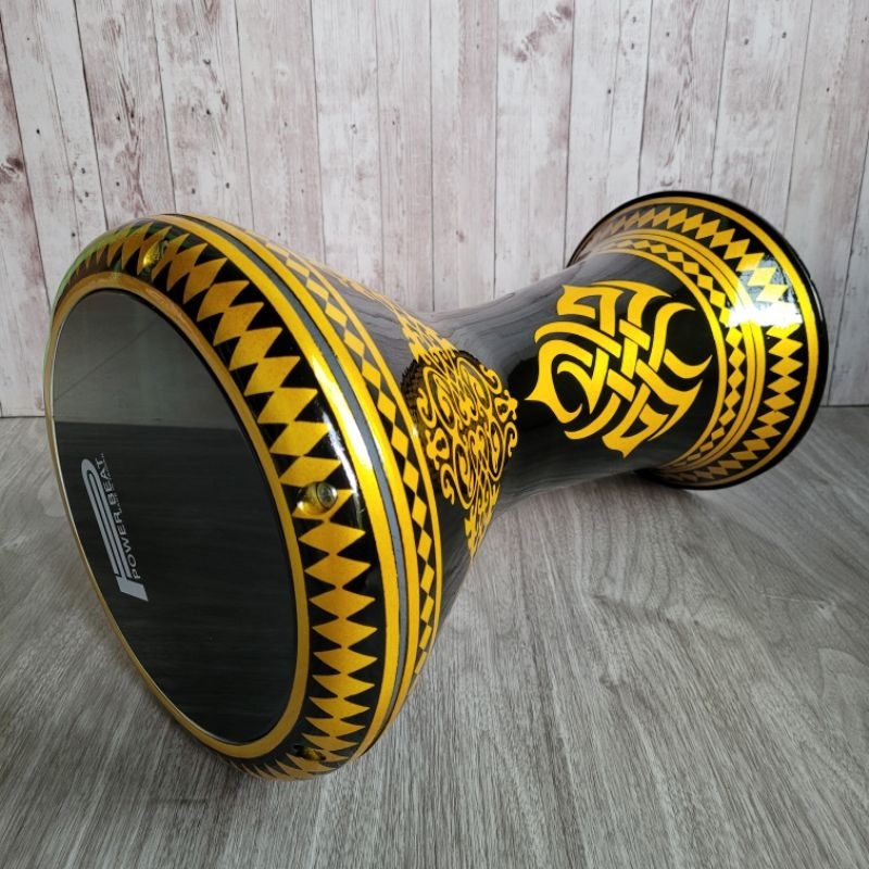 Darbuka 8 inch Mika Power Beat Bahan Alumunium Fullset Bonus Tas Kunci L Bergaransi