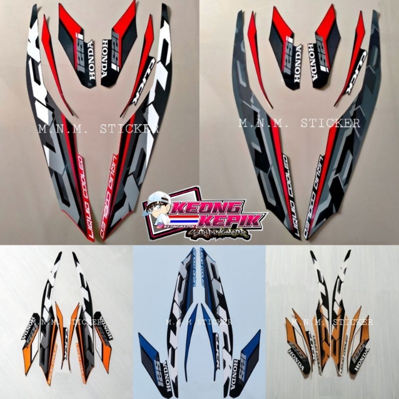 (BISA COD) STRIPING STIKER LIS VARIASI THAILAND MOTOR HONDA VARIO 125-150 LED 2018-2021 CLICK