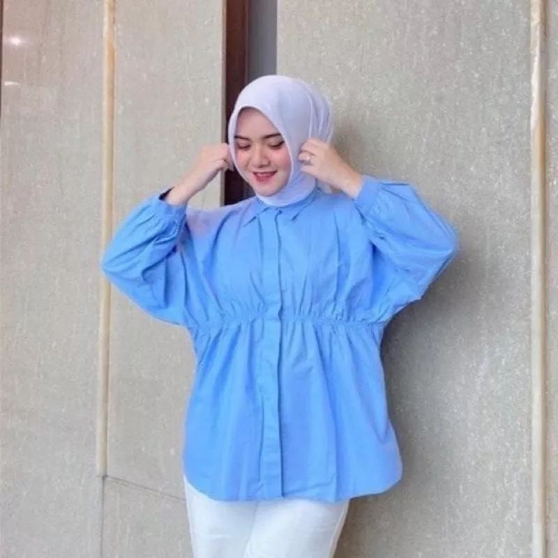 ALYA SHIRT - Kemeja Wanita - Atasan Wanita Oversize