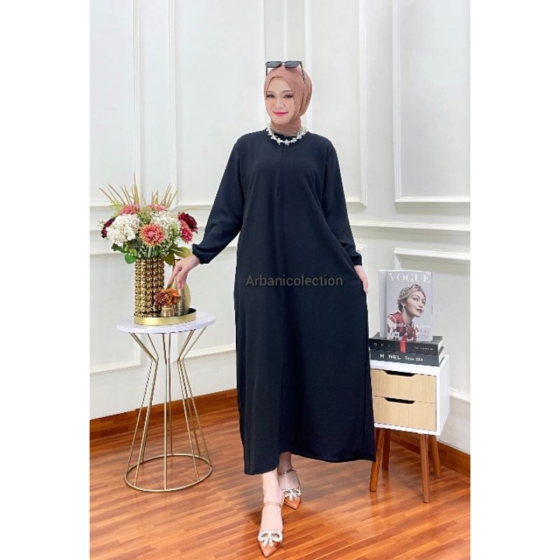 GAMIS ABAYA CRINCLE LENGAN PANJANG PB 135