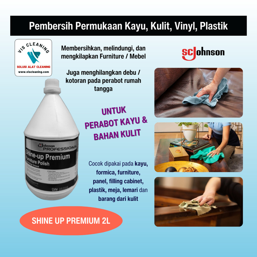 SC Johnson Shine Up Premium - Pembersih Furniture Kayu &amp; Kulit ( 2 L )