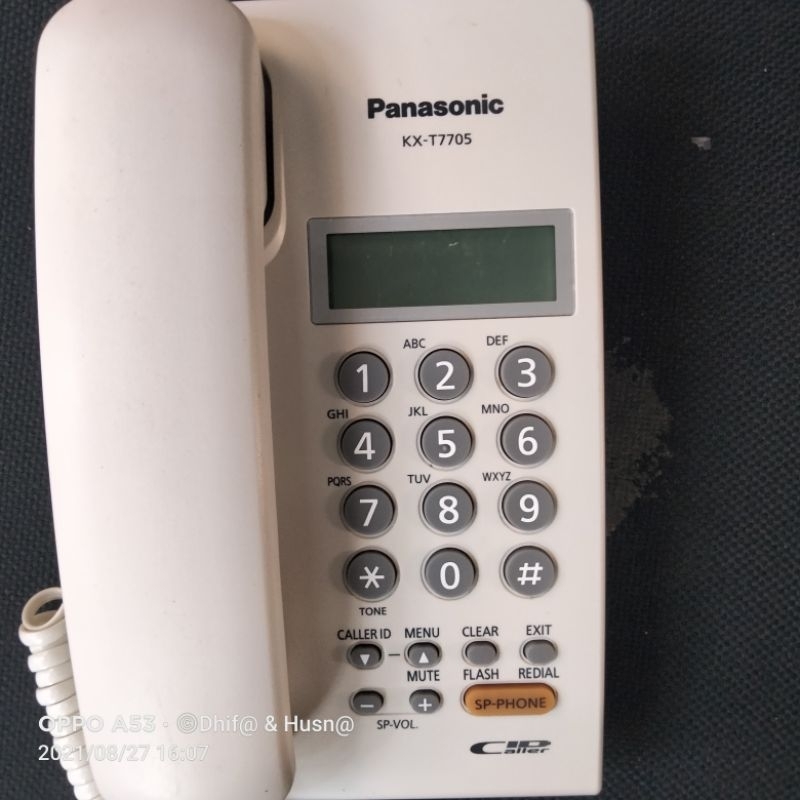 Telepon Rumah Indihome Panasonic KX-T7705 Caller ID