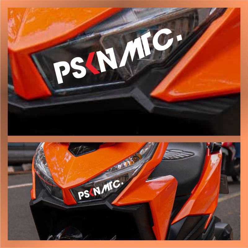 stiker PSKNMTC model cutting, ukuran 14 x 5 cm