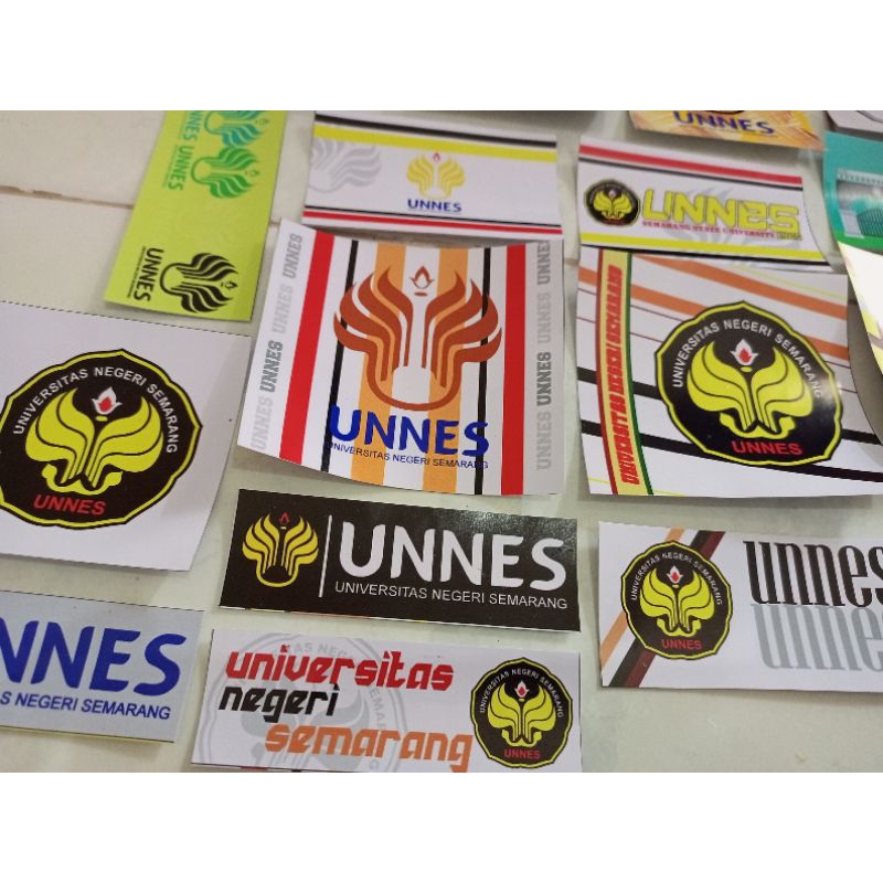 Aksesoris UNNES Stiker Pack Universitas Negeri Semarang Limited Edition
