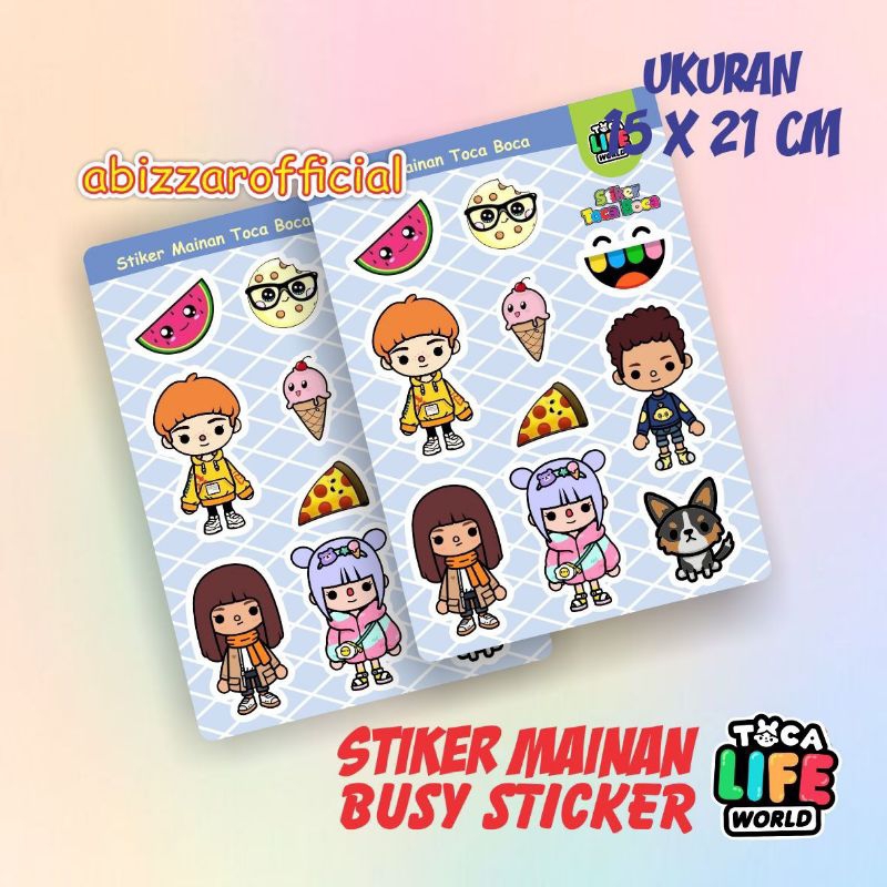 

STICKER TOCA BOCA TERMURAH MAINAN ANAK