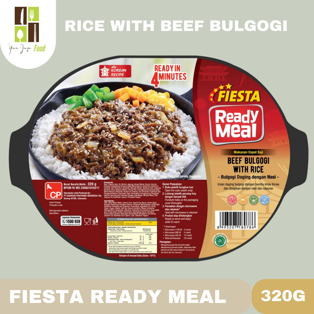 Fiesta Ready Meal Makanan Cepat Saji / Makanan Instan 320g Box