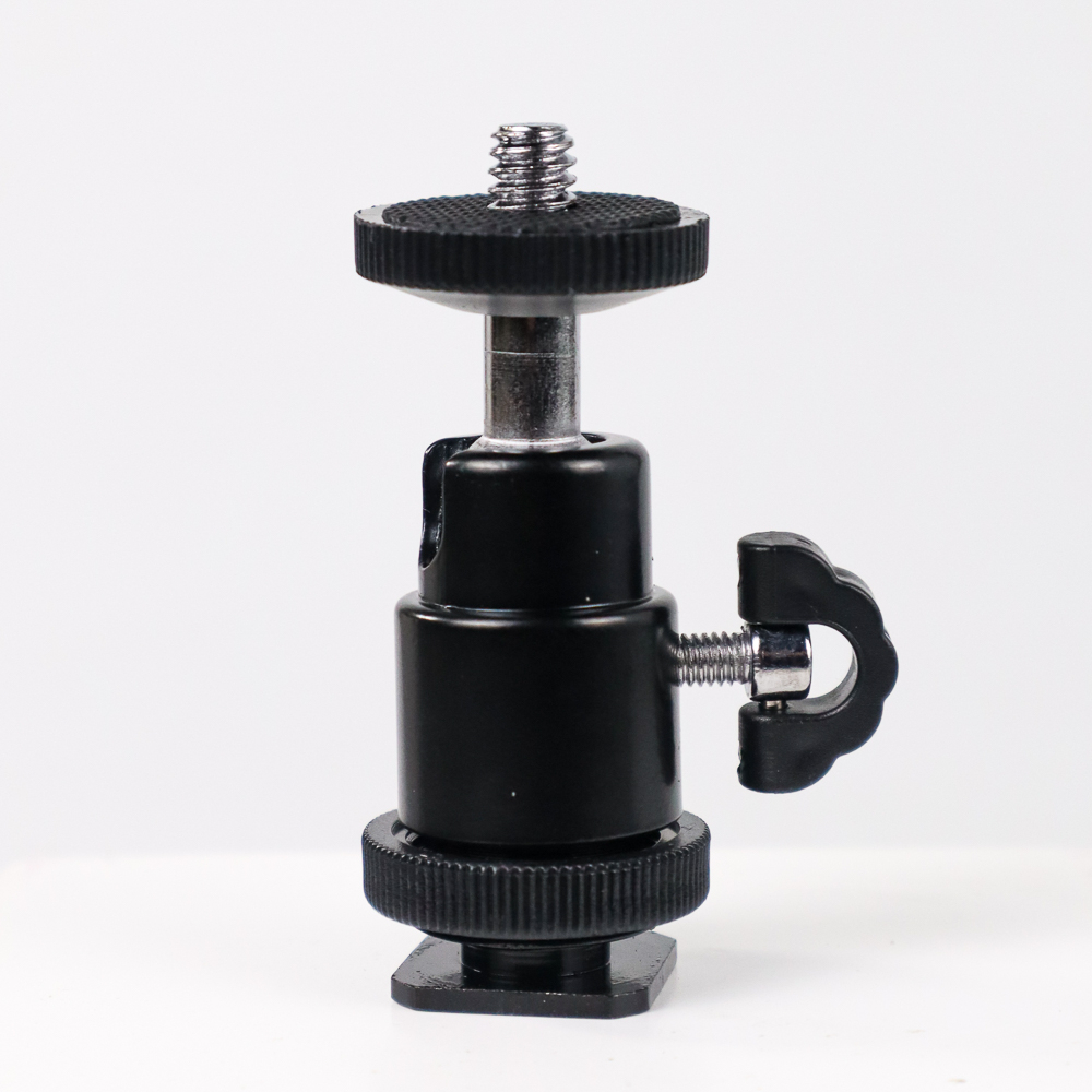 (PROMO) TaffSTUDIO Ball Head Kamera Hot Shoe 1/4 / Ballhead Mini Tripod monopod kamera DSLR mirorrless / Mini Ball Head Tripod Kamera DSLR 360 Swivel 1/4 / Ball Head Kamera | Hot Shoe 1/4 Material Metal