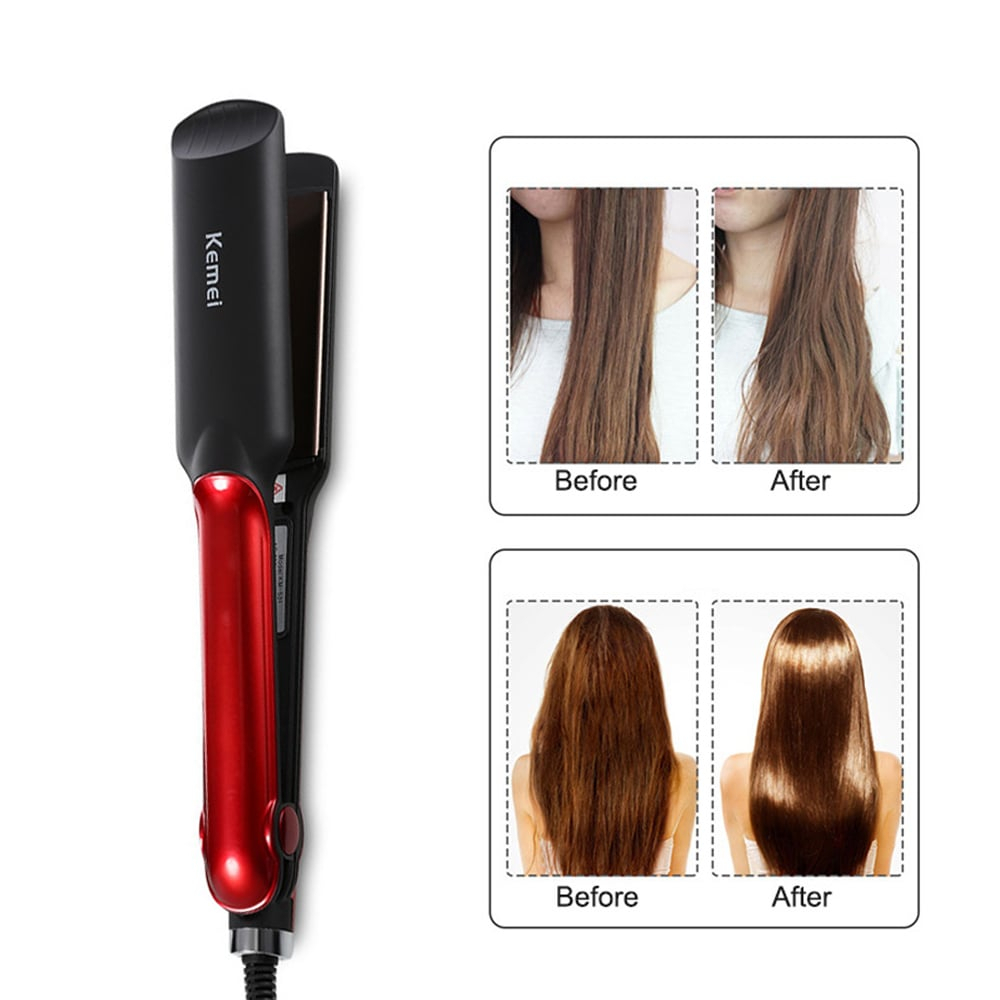 Beauty Jaya - Catokan Rambut Kemei 471 Cantokan Rambut Plat Lebar Temperatur Suhu Porfesional Hair Straightener