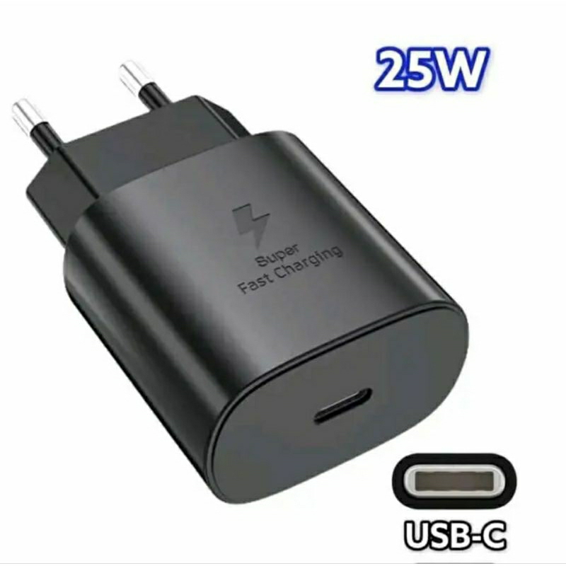 ADAPTOR / BATOK CHARGER SAMSUNG 25 WATT USB-C FAST CHARGING