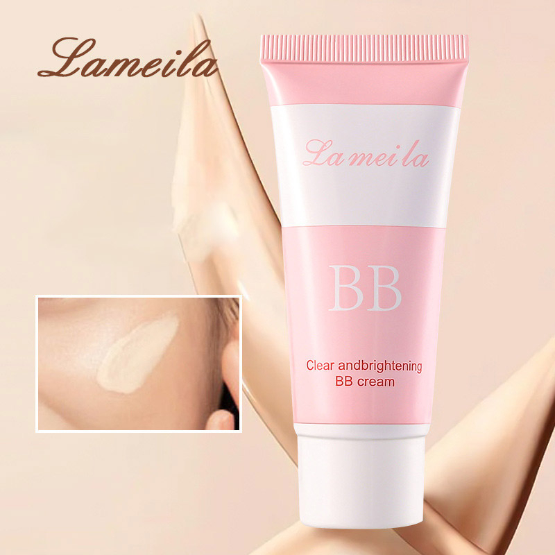 Lameila BB Cream Makeup untuk Wajah Mencerahkan Memutihkan Make up Base LA219