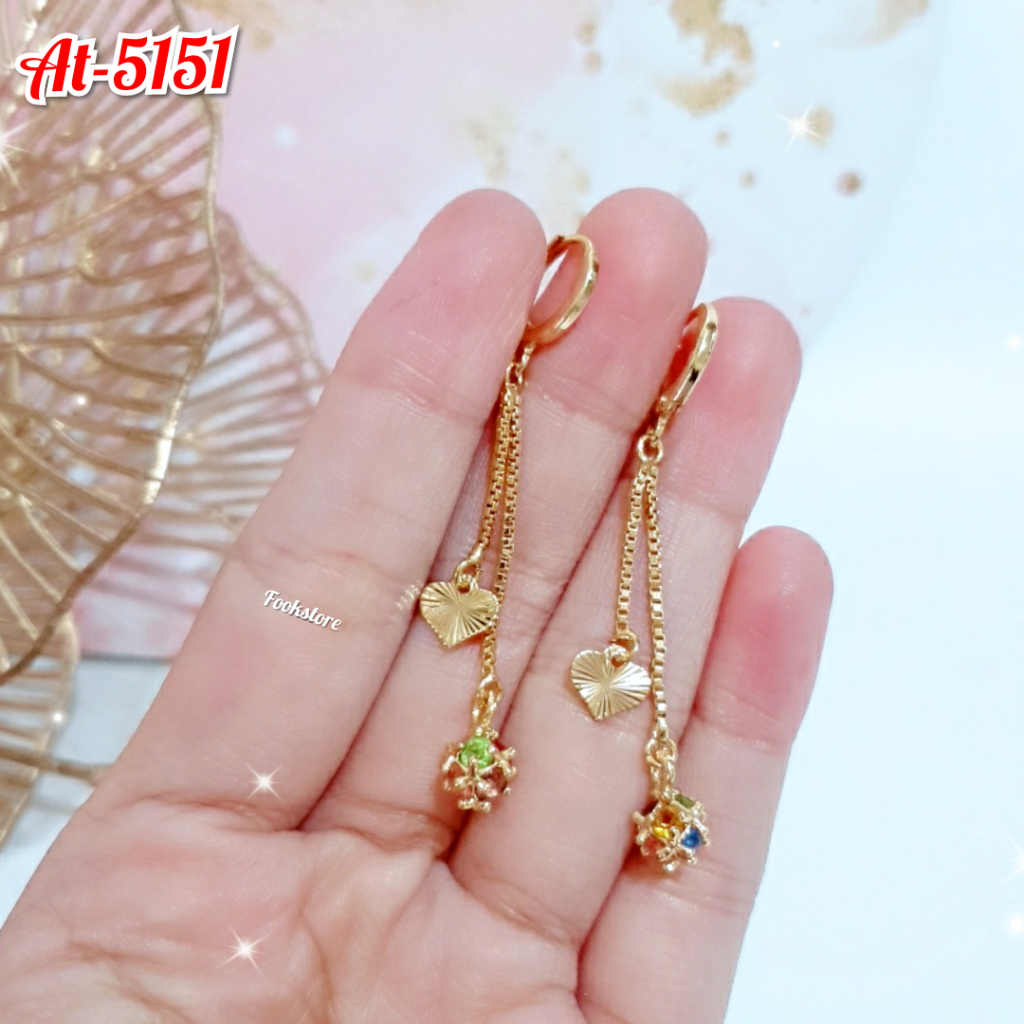 ANTING DEWASA JURAI MOTIF BOLA WARNA /AT-5151