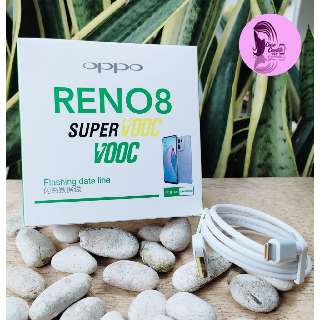 Kabel cable data Oppo Reno 8 SUPER VOOC pengisian  super cepat FOR Oppo Reno 8 8Z 8T 7 6 5 4 4F 3 2 