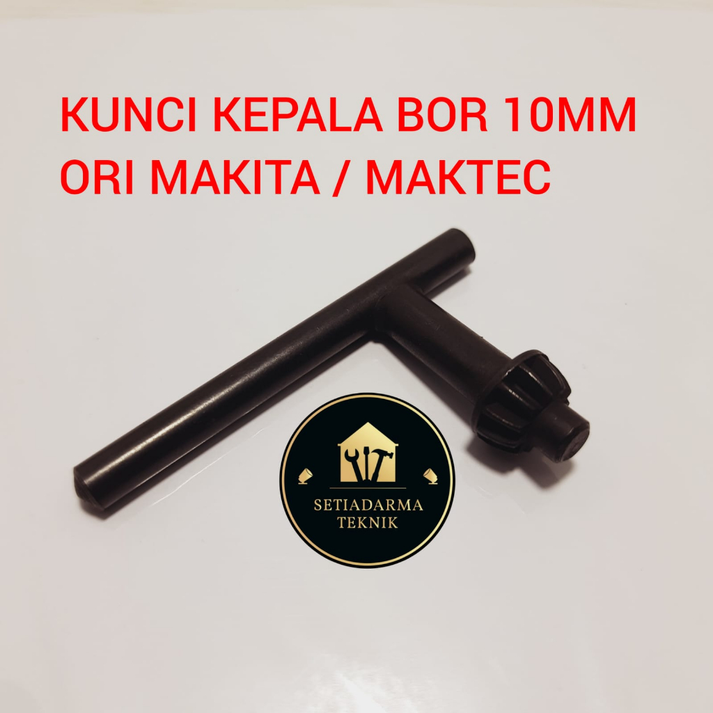 CHUCK KEY KUNCI KEPALA BOR 10MM MAKITA MAKTEC ORIGINAL PN:763444-2