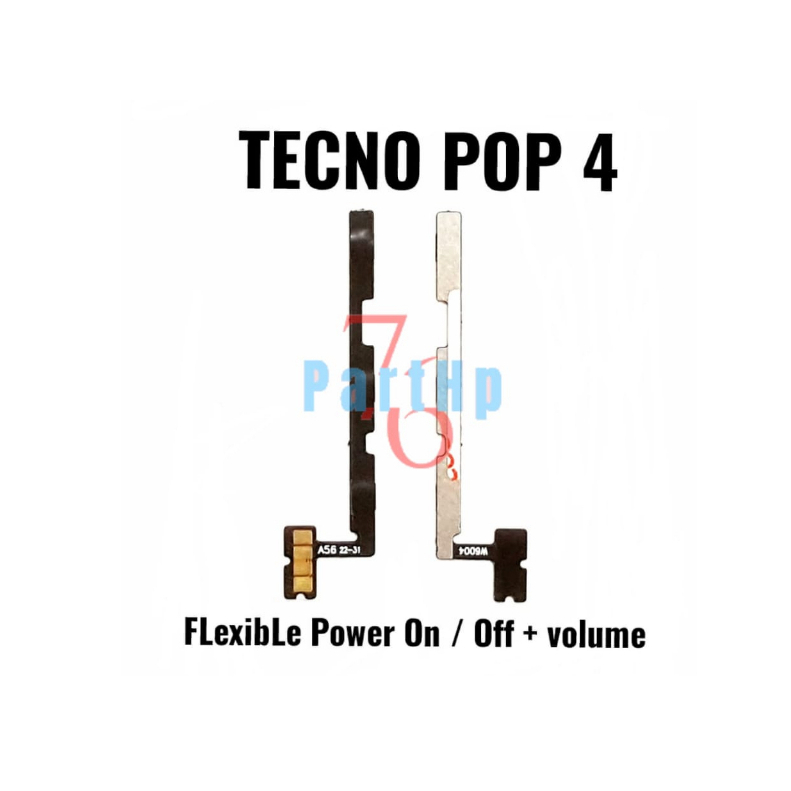 Flexibel Connector Volume Power On Off Tecno Spark Pop 4 flexibel flexible flesibel