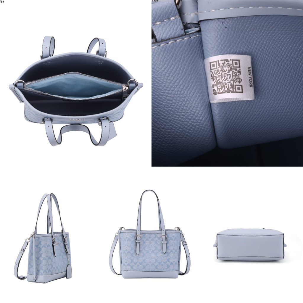 COA Mollie Tote 25 In Signature Chambray Bag's 80676