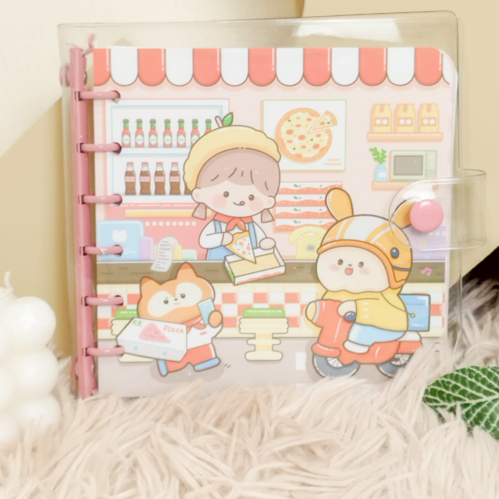 

Buku Binder Persegi ukuran A6 isi 100 lembar FULL bergambar Termurah / Buku Tulis Lucu Bermotif Favorit Anak Limited Edition Stationary sekolah dan kantor terlengkap Bisa Grosir dan COD