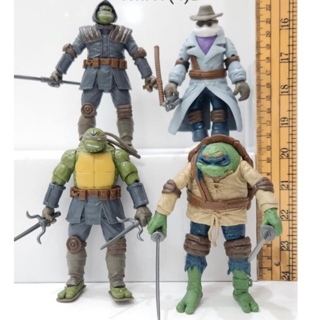 Action Figure Kura kura ninja set figur TMNT Teenage Mutant Ninja Turtles