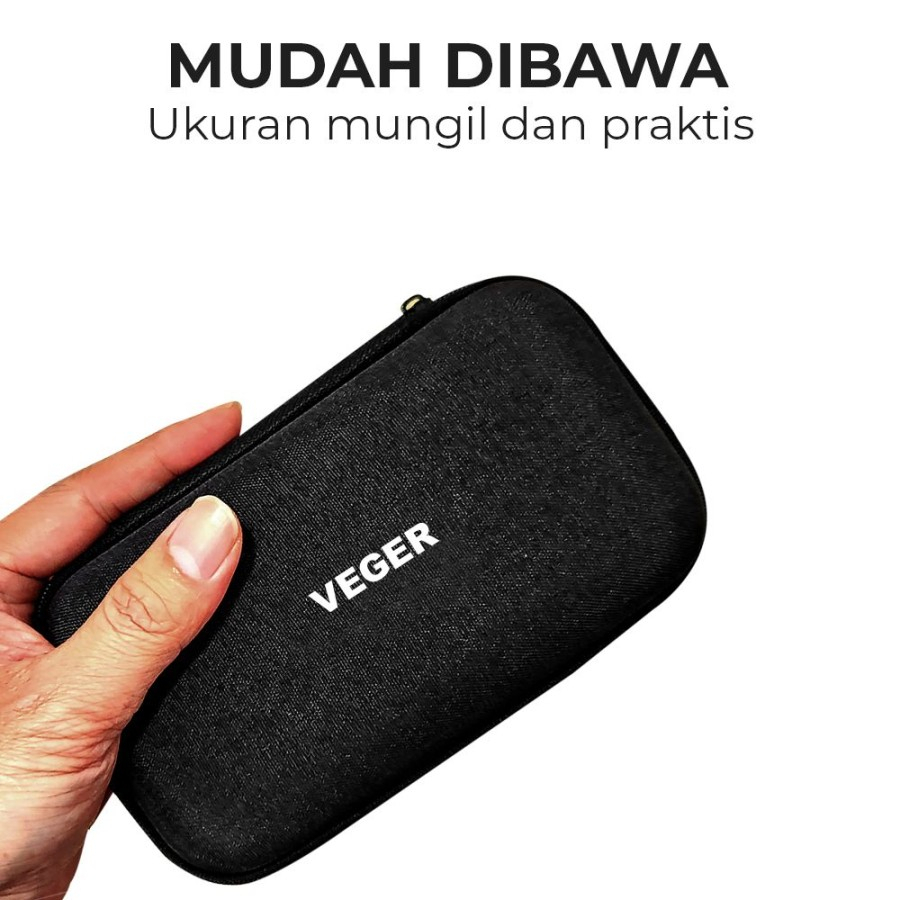 Case Pouch VEGER  Storage Powerbank Cable Gadget Travel Pouch Organizer