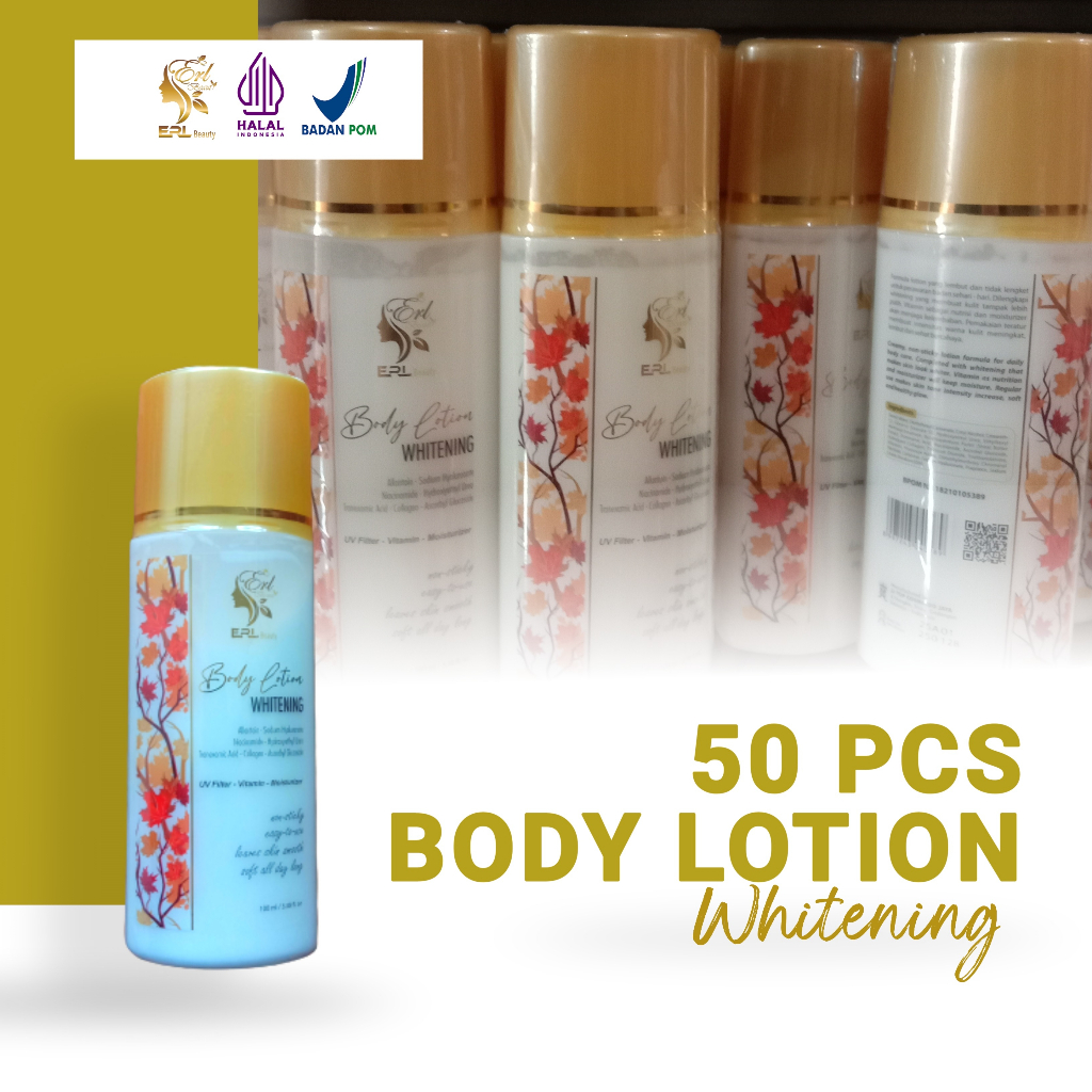 PAKET BUNDLING LOTION 50 PCS ERL BEAUTY
