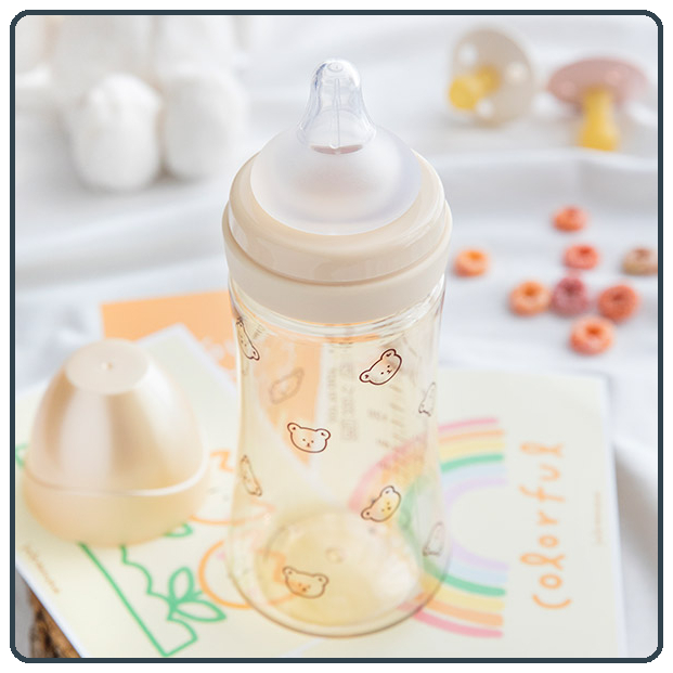 Grosmimi PPSU Dotgom Feeding Bottle | Botol Susu Bayi