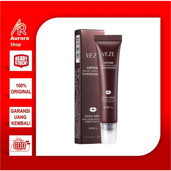 Veze Moisturizing Elastic Radiant Charm Lips - coffe pelembab krim bibir