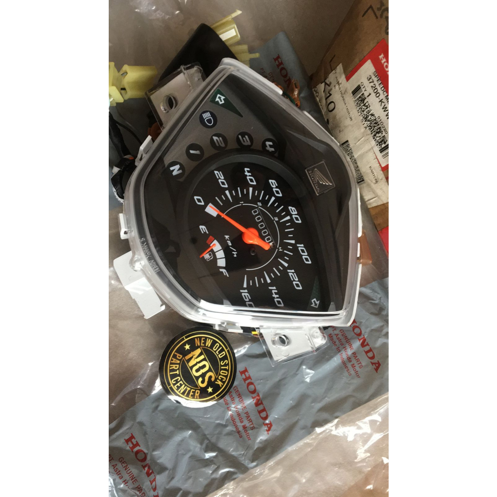 KILOMETER SPEEDOMETER SPEEDO SPEDO SPIDO HONDA REVO ABSOLUTE LAMA OLD ORIGINAL 37200-KWW-A01