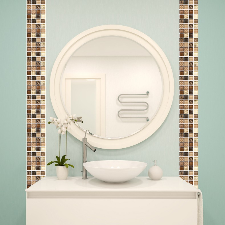 Wallpaper Dinding 3D | Wall Sticker Waterproof Kamar Mandi Toilet