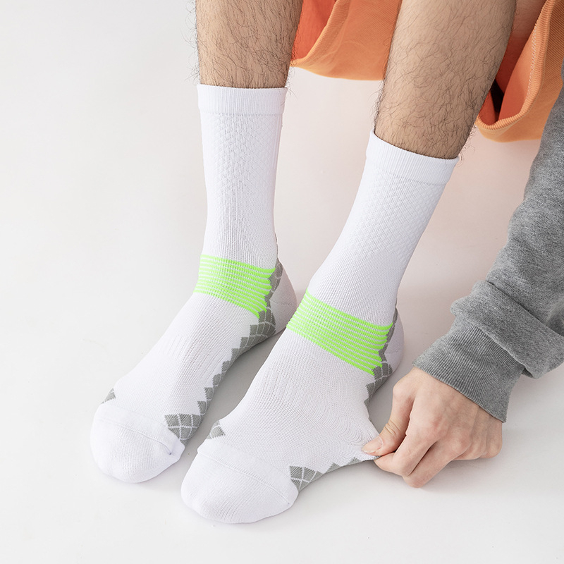 Kaos kaki Tebal Anti Slip Fox Grip/ Kaos Kaki Olahraga Panjang Sebetis