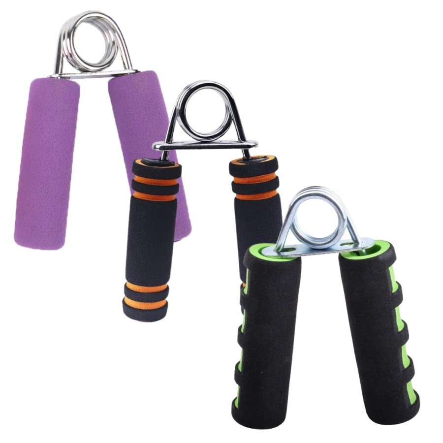 Hand Grip Fitnes Handgrip Gagang Busa Mini Alat Olahraga Melatih Kekuatan Otot Tangan