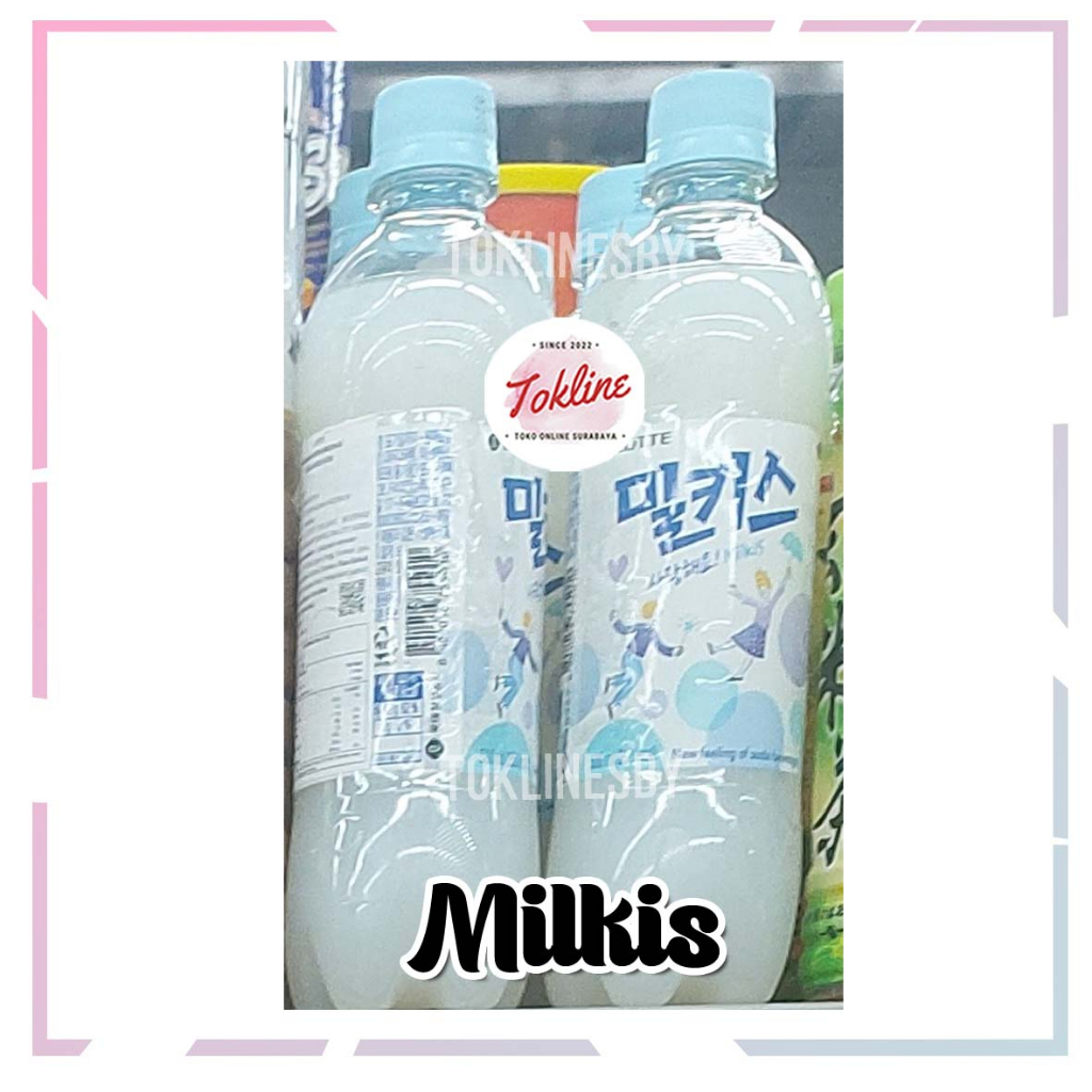 

[ 1 Paket isi 6 ] LOTTE MILKIS MINUMAN SUSU BERSODA 500ml