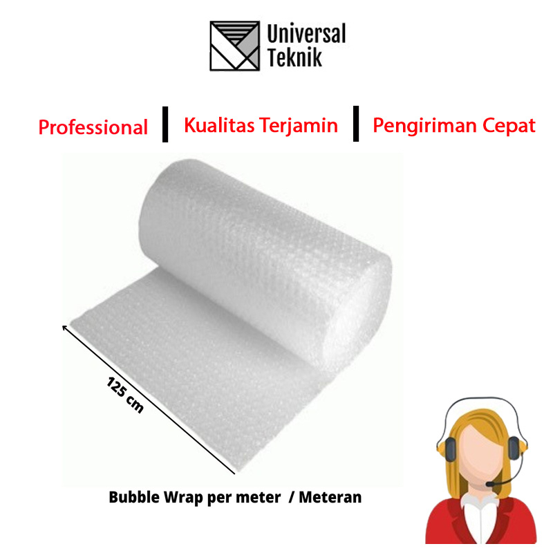 

Bubble Wrap/Buble Pack ECERAN DIJUAL Ecer 1 meter * 1.25meter