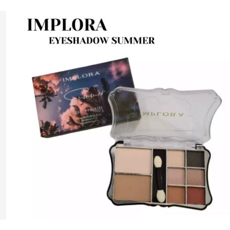 IMPLORA Eyeshadow Palette - Deluxe Make Up Kit 808/13 COLOR 7669B/ CAPADOCCIA/ SUMMER