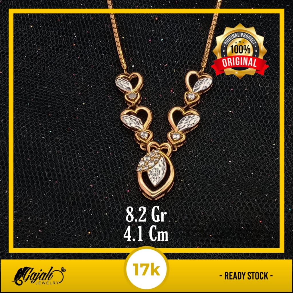 Kalung Emas 17K - 8.2 Gr Kadar 750 - 4925