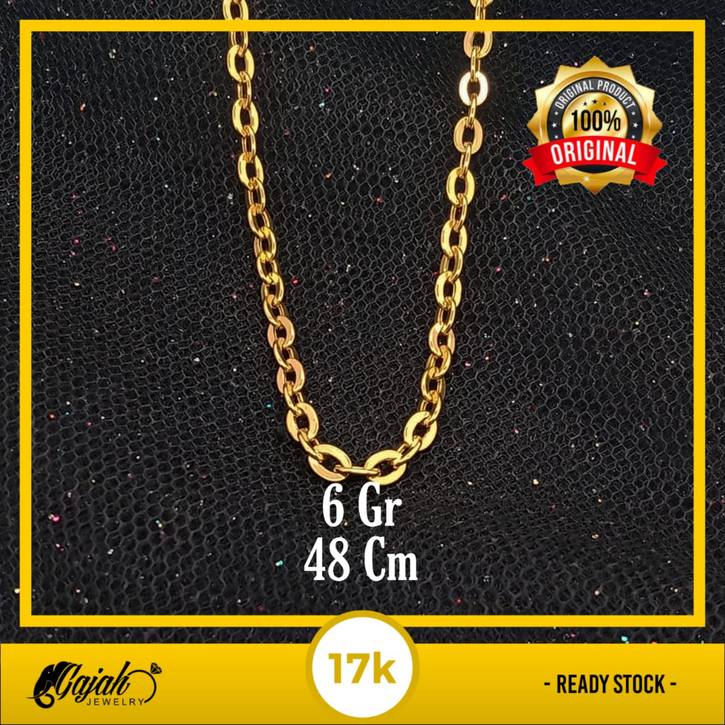 Kalung Emas 17K - 6 Gr Kadar 750 - 4923