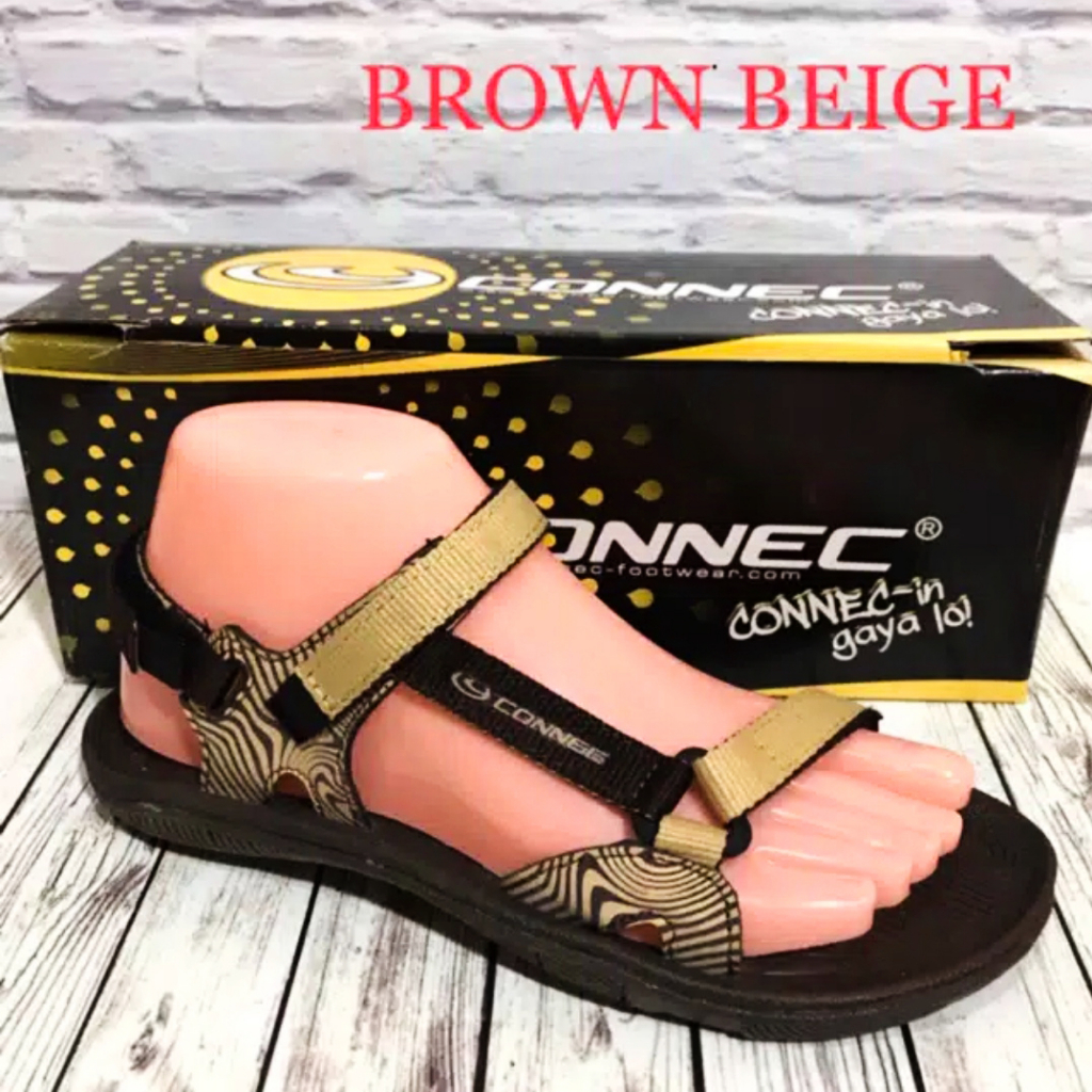 PROMO SANDAL WANITA KEKINIAN CONNEC ARAMIS 100% BARU