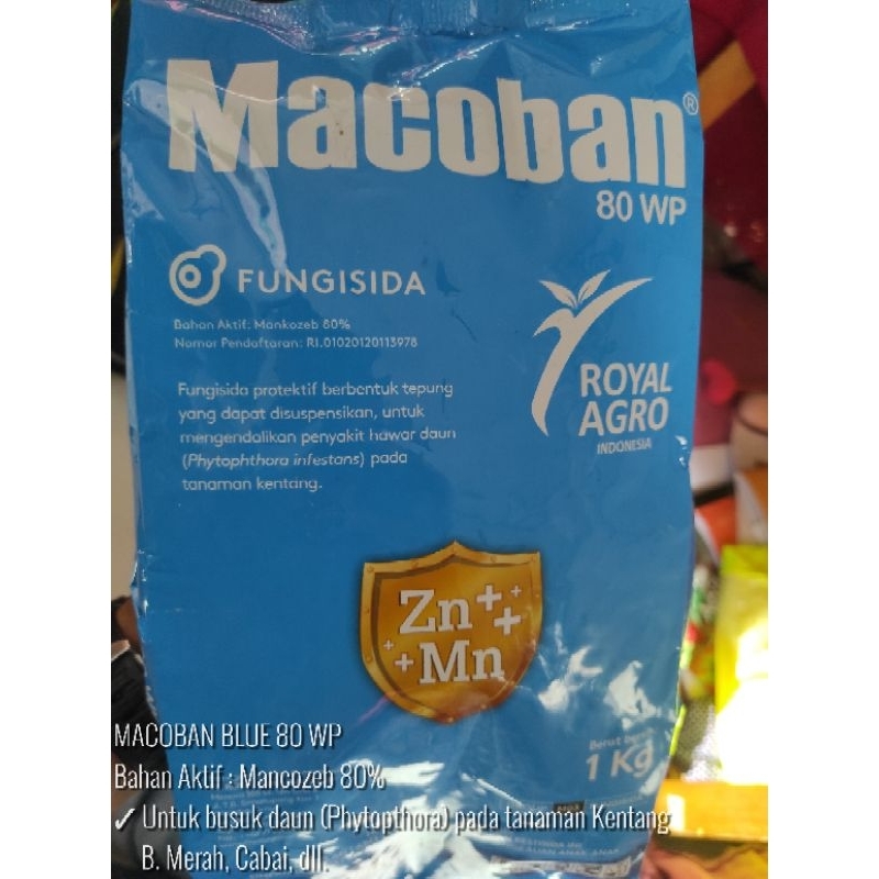 Macoban Blue 80WP kemasan 1kg